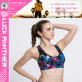 Nueva costumbre de la moda Hacer Sublimado Fitness Push Up Sports Bra